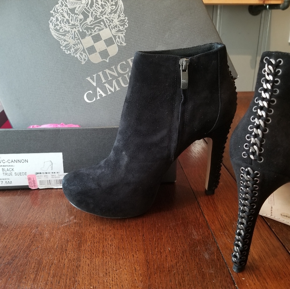 Suede Booties - Vince Camuto